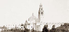 
California quadrangle and tower